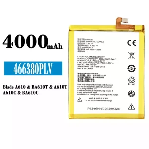 Акумулятор телефон 466380PLV для ZTE Blade A610/BA610T/A610T/A610C/BA610C
