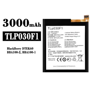 Акумулятор телефон TLP030F1 для BlackBerry DTEK60/BBA100/BBA100-1/BBA100-2