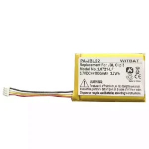 Aкумулятор для динаміка JBL Clip 3,L0721-LF