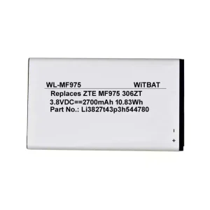 Оригінальний акумулятор ZTE 303ZT,305ZT,306ZT,MF975,MF975S,MF975U,Li3827t43p3h544780