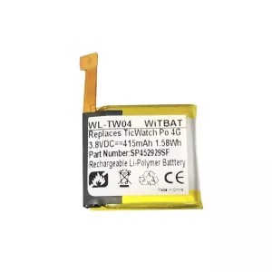 Оригінальний акумулятор TicWatch S2 TicWatch E2 WG12016,SP452929SF