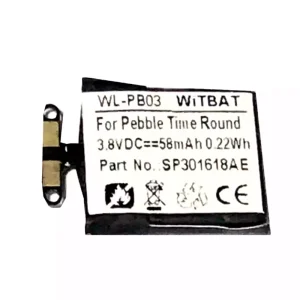 Оригінальний акумулятор Pebble Time Round,SP301618AE