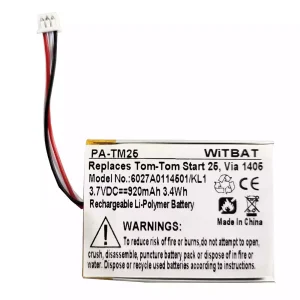 Оригінальний акумулятор TomTom 6027A0114501,Start 20,Start 25