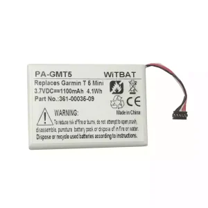 Оригінальний акумулятор Garmin T 5 Mini,TT 15 Mini GPS,361-00035-09