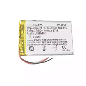 Оригінальний акумулятор SONY NW-A25,NW-A26,NW-A27,LIS1494HEPC